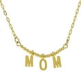 thumbnail image 3 of 1928 Jewelry Women's Initial Mom Pendant Necklace 16" + 3" Extender, 3 of 4
