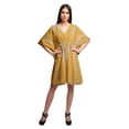 thumbnail image 4 of Moomaya Robe Courte de Caftan de Plage, Robe de Couverture Imprimée, Kaftan pour Femmes, Tenue de Plage, Couverture, 4 of 4
