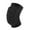 Black, variant on Sports Knee Guards, Winter Warm, Nylon, Sponge Padding, for Basketball, Cycling & Running, Unisex, Multiple Colors