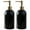 Black, variant on Simple Style Soap Dispenser Refillable ceramic emulsion bottle liquid organic soap dispenser - black