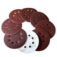 thumbnail image 5 of YIGSECU 5 Inch 8-Hole Sanding Disc Aluminum Oxide Flocking Back Sandpapers for Sanders, 5 of 21