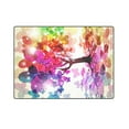 thumbnail image 3 of RYLABLUE Couverture de canapé de lit d'arbre coloré abstrait 58x80 pouces, 3 of 3