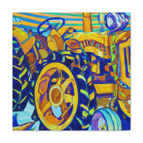 Tractor of Industry Age - Canvas