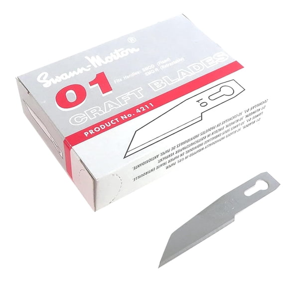 Cuchilla SWANN-MORTON 4211 de Acero al Carbono para Manualidades Paquete de 50