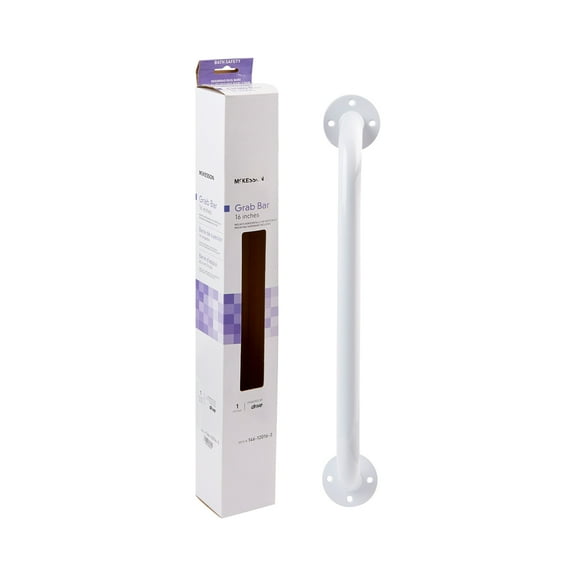 McKesson Grab Bar for Bathtubs and Shower Safety, Fall Prevention, 16 in, 3 Ct