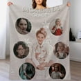 thumbnail image 5 of Mckenna Grace Blanket Ultra Soft Flannel Fleece Blanket Stylish Bedroom Living Room Sofa Warm Blanket All Season Use 30""*40""（76 * 100cm）, Style-7, 5 of 6