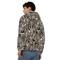 thumbnail image 4 of Honeii Leopard And Zebra1 Print Hoodies for Men, Pullover & Full Zip, Breathable Zip up Hoodie, Sweatshirt-Medium, 4 of 5