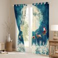 thumbnail image 3 of Castle Fairy Teens Children Xmas Santa Claus Deer Black Out Curtains,Happy New Year Curtains Pack Of 2 (42X63 Each),Merry Christmas Bedroom Curtains,Luxury Bedroom Decor, 3 of 6