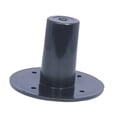 thumbnail image 2 of Soporte para altavoz con forma de sombrero de copa, soporte para altavoz, montaje en poste, soporte de audio profesional, fácil de usar Estilo C, 2 of 9