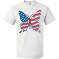 thumbnail image 3 of Inktastic Patriotic Butterfly T-Shirt, 3 of 5