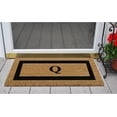 thumbnail image 6 of Legendary Doormats 20" x 36" Monogrammed Coir Doormat for Entryway Indoors or Outdoors with Non Slip Rubber Bottom - Monogram Q, 6 of 6