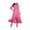Hot Pink, variant on CIENVNSTG Women's Casual Dresses A-Line Long Vogue New Dress Lightweight Versatile Party Dress