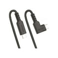 thumbnail image 1 of StarTech.com 6ft (2m) Rugged Right Angle USB-C Cable, USB 3.2 Gen 1 (5 Gbps), USB C to C Data Transfer Cable, 4K 60Hz DP Alt Mode, 100W Power Delivery - 90 Degree USB-C Cable (RUSB315CC2MBR) - USB cable - 24 pin USB-C (M) straight to 24 pin USB-C (M) right-angled - USB 3.2 Gen 1 - 6.6 ft - 4K60Hz support, rugged - black, 1 of 15