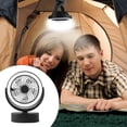 thumbnail image 3 of Linterna de Camping LED Silenciosa con Ventilador, Ventilador de Tienda Giratorio Portátil con para Colgar para Tienda, Coche, RV, Patio, Jardí Baoblaze Ventilador de tienda con luz, 3 of 8