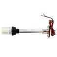 thumbnail image 2 of Luz De Ancla para Barcos De 10 Pulgadas, Luz Blanca Cálida De 360 ​​Grados, Luz LED Redonda para Poste De Popa, Luz De Navegación para Barcos De Yates Marinos Poligonales, Barcos De Pesca, 2 of 14