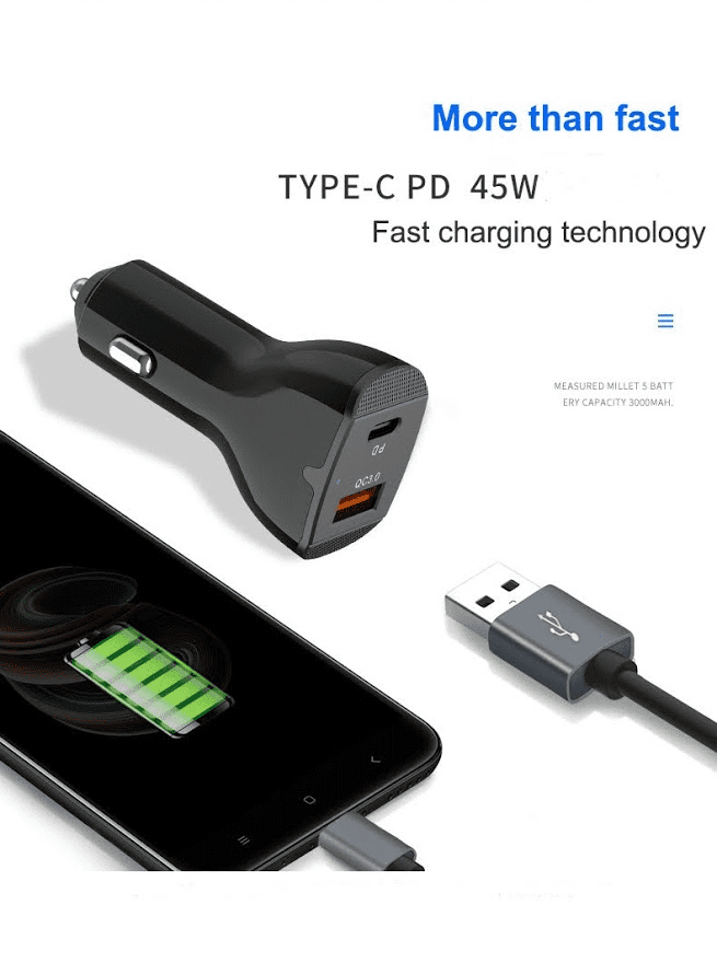 OEM Adaptive Fast Charger Works for Samsung SM-N975U 15W with Certified USB Type-C Data and Charging Cable. Black 3.3FT 1M Cable 