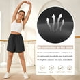 thumbnail image 6 of VDJ Sweat Shorts with Pockets for Women 9" Athletic Sports Bermuda French Terry Knee Lounge Shorts Size XL, 6 of 9