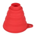 thumbnail image 3 of Funnels for Kitchen Use Filling Bottles,Kitchen Funnels,Foldable Silicone Funnel,5.7IN Collapsible Small & Large Funnels for Kitchen, Water Bottles & Liquid Transfer(Red), 3 of 7