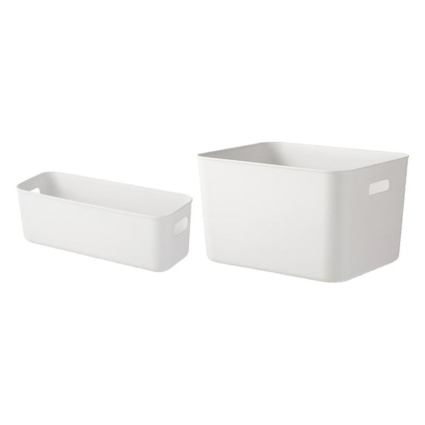 organizer case, organizer box ,pantry bedroom bathroom storage containers  bins,storage containers drawers closet basket, 2pcs S+XL 