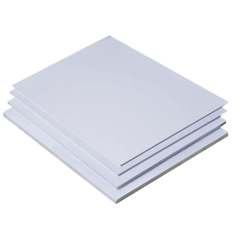 White Sheets Foam Board Building Model Display 2mm Thick 200mm x 300mm x 2mm