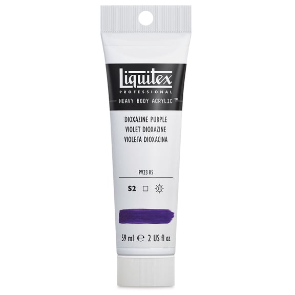 Liquitex Heavy Body Artist Acrylics - Dioxazine Purple, 2 oz Tube