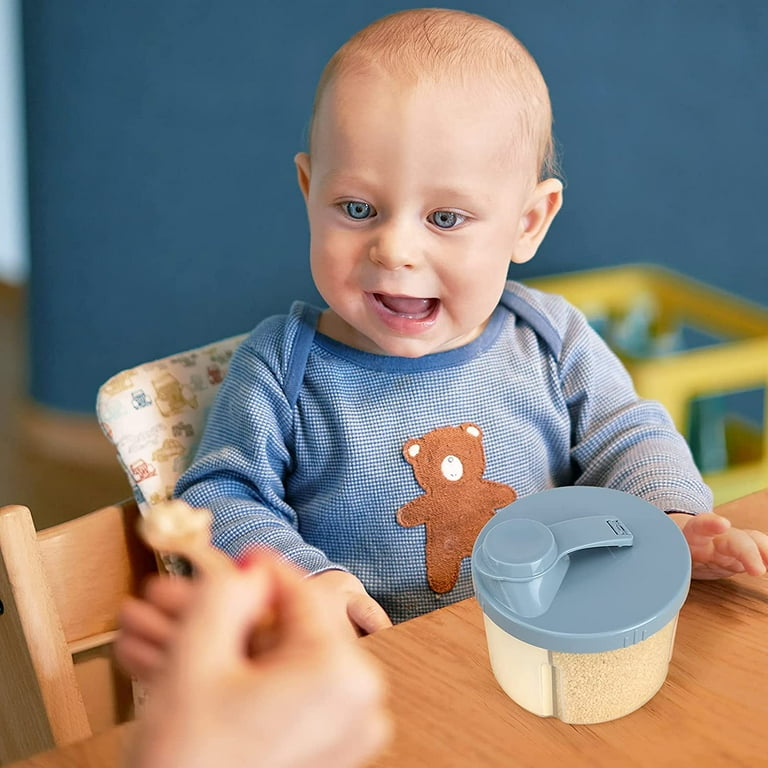 ROTATING MILK POWDER DISPENSER BLUE 