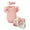 C01-Pink, variant on Mamas Girl Baby Outfit Letter Print Baby Set Shorts Headbands Outfit Floral Girl Baby Girl Clothes Black 18-24 Months