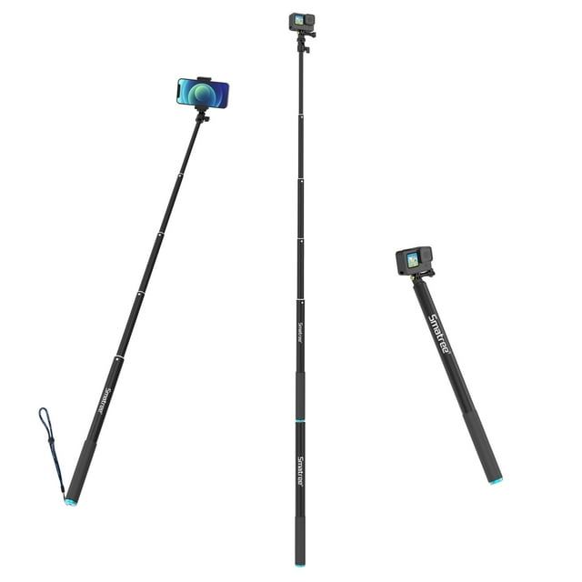 Palo para selfies Smatree de 220 cm compatible con DJI OSMO 360, Insta360