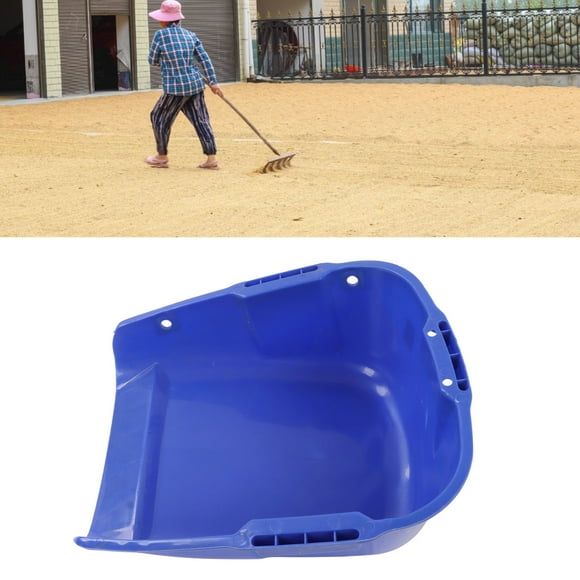 Heavy Duty Dustpan, 44 X 38 X 18cm / 17.3 X 15 X 7.1in PP Plastic Double Handle Wear Dust Pan, For Grain Drying, Crop Harvesting, Industrial Sand Handling