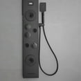 thumbnail image 3 of 5-Jet Rainfall Shower Panel System with Rainfall Waterfall Shower Head and Shower Wand With LED Light in Stainless Steel, 3 of 16