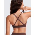 thumbnail image 2 of Sostén CRZ YOGA Butterluxe sin varillas con escote profundo en V Taupe XL, 2 of 4
