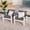 White, variant on Superjoe Outdoor Patio 3-Seat Aluminum Sofa Couch Furniture with Dark Grey Cushions, Grey