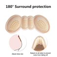 thumbnail image 6 of 2pcs Self-Adhesive Pain Relief Shoes Sticker Foot Care Insert Shoes Insoles High Heel Pads Heel Cushion Heel Liner Protector BEIGE 3MM, 6 of 8