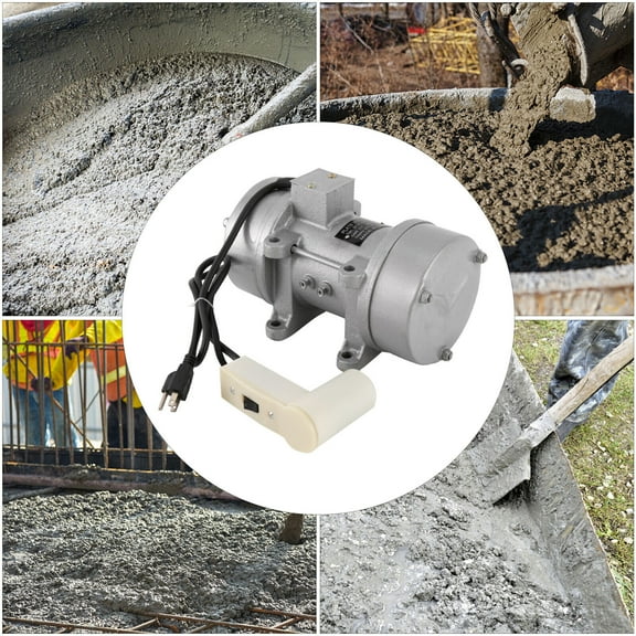 750W Concrete Vibration Motor Vibrating Shaker Motor Asynchronous Attached Motor 2840RPM,1m/3.28ft Power Cord