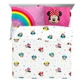 thumbnail image 6 of Sunny Side Up Disney Minnie Mouse Rainbow Dots 5 Piece Twin Size Bed Set with Sham, 6 of 6