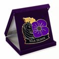 thumbnail image 1 of 3 Pcs Épingle Badge Enamel Violette, Épingle Émail Steed Violet Mythique Vacemry, Épingle de Revers de Cheval de Guerre, Armure Dorée Électroplaquée Cloisonnée, Broche de Collection pour Veste Sac à Dos Chapeau Sac, 1 of 1