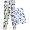 thumbnail image 5 of Quad Seven Boys' Snug Fit Pajama Set - 4 Piece Sleep Shirt, Pajama Pants and Shorts (4-12), 5 of 7
