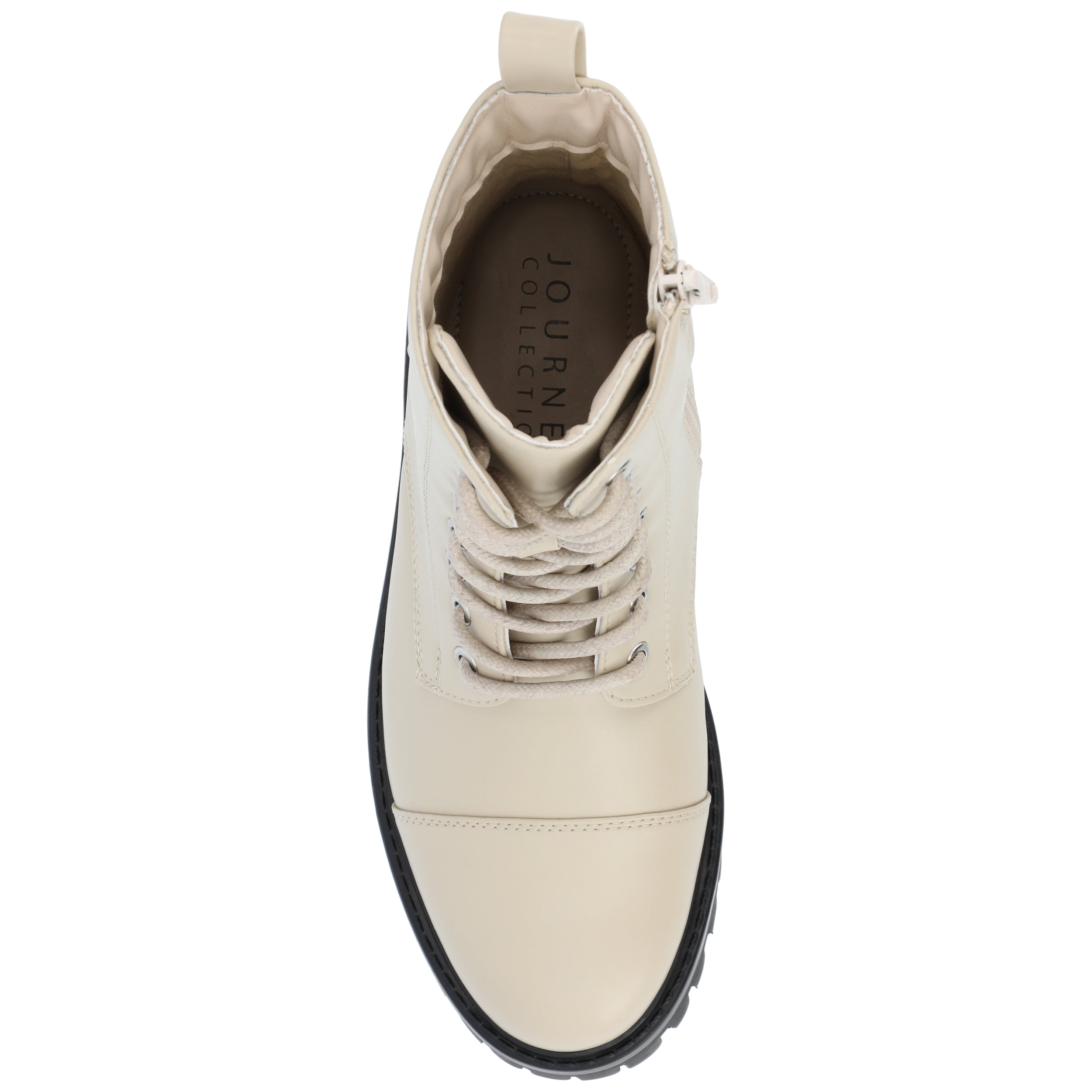 Journee Womens Aaley Combat Inside Zip Booties, Widths Available