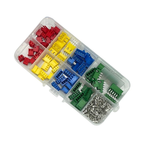Surtido de Conectores de Terminales de Cable Terminal de Carcasa XH2.54 Macarena 230PCS