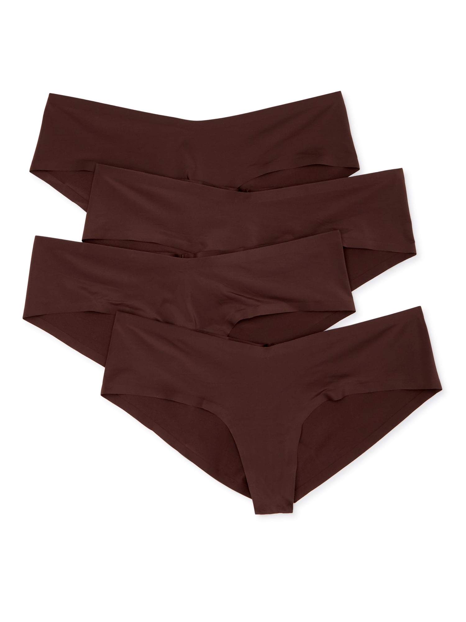 Women's No Show Microfiber Hipster Cheeky