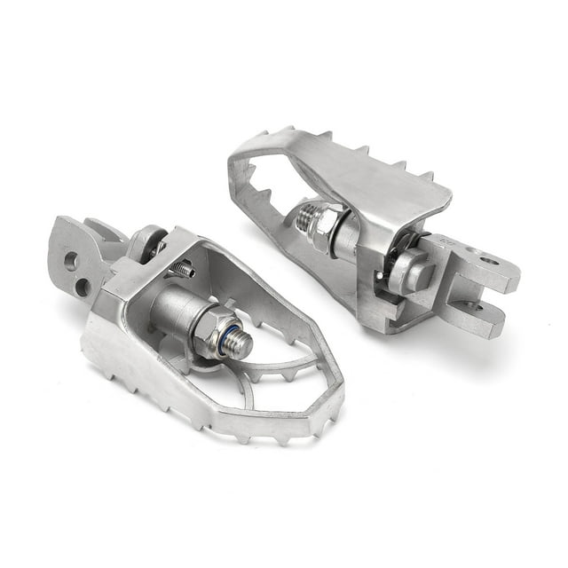 Motorcycle Pedal, Simple Installation Sturdy Motorcycle Foot Pegs For Motorbike Modification ANGGREK Motorbike Foot Stand Pad