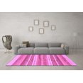 thumbnail image 3 of Ahgly Company Indoor Rectangle Abstract Purple Modern Area Rugs, 3' x 5', 3 of 4