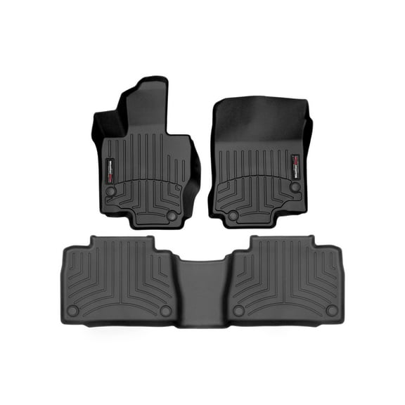 WeatherTech Custom Fit FloorLiners compatible with Mercedes AMG GLE 53 Coupe, AMG GLE 63 S Coupe, GLE Coupe - 1st & 2nd Row, Black
