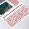 thumbnail image 3 of Teclado CUTICAT teclado bluetooth para Múltiples Dispositivos 76 Teclas Tableta Computadora Portátil PC Teléfono Inteligente Rosado, 3 of 7