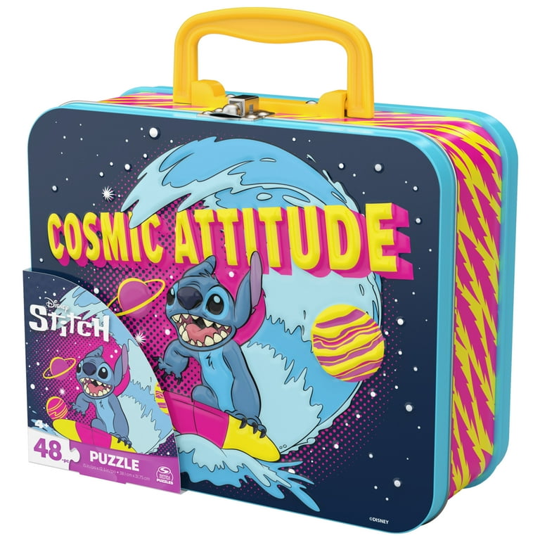 Spin Master Games, Lilo & Stitch Puzzle in Storage Tin with Handle