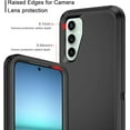thumbnail image 4 of Designed for Samsung Galaxy S23 FE Heavy Duty Case, Triple Layer Protection Shockproof Dropproof Dustproof Anti-Scratch Phone Case Cover for Samsung Galaxy S23 FE,Black, 4 of 7