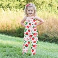 thumbnail image 4 of EGNMCR Baby Girls Halter Backless Romper Toddler Kid Jumpsuit Pants Girls Kids Printing Jumpsuit Playsuit Strap Romper Summer Outfits Clothes-Green-3-4T, 4 of 6