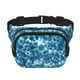 thumbnail image 1 of Fotbe Blue Tie Dye Cangurera Cuadrada con Estampado de Doble Capa, Bolsa de Cintura Ajustable Mini para Hombres y Mujeres, 1 of 9