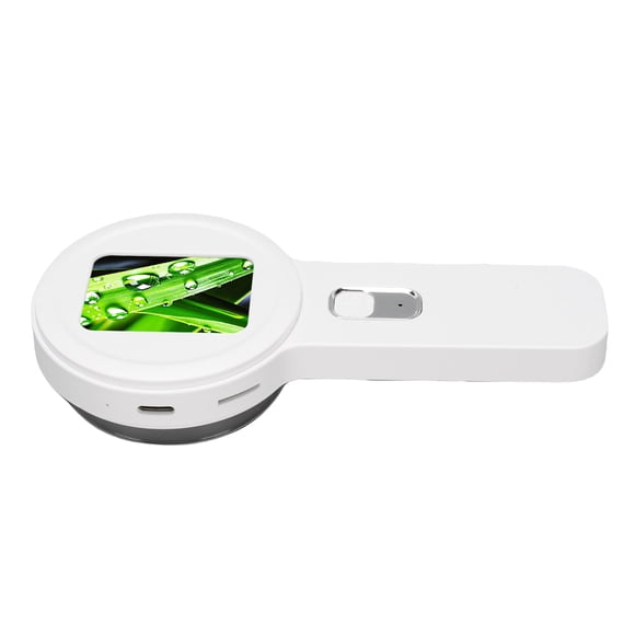 Microscopio Digital De Zoom De 200x Con Luz LED, 16 Bombillas LED, Pantalla De 2 Pulgadas, Admite Una Memoria De Hasta 4 TB, Lupa Portátil Para Observación De La Naturaleza,