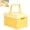 Yellow, variant on Foldable Storage Bin with Lid 9.8×6.7 Inch, GIXUSIL 1 Pack Collapsible Plastic Organization Basket, Multipurpose Crate for Home Office Kitchen Bathroom Counter Pastel Pink